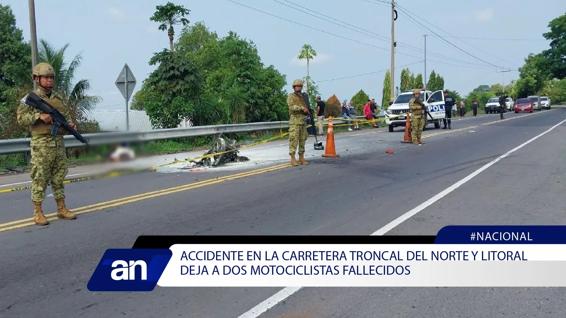 Accidente En La Carretera Troncal Del Norte Y Litoral Deja A Dos