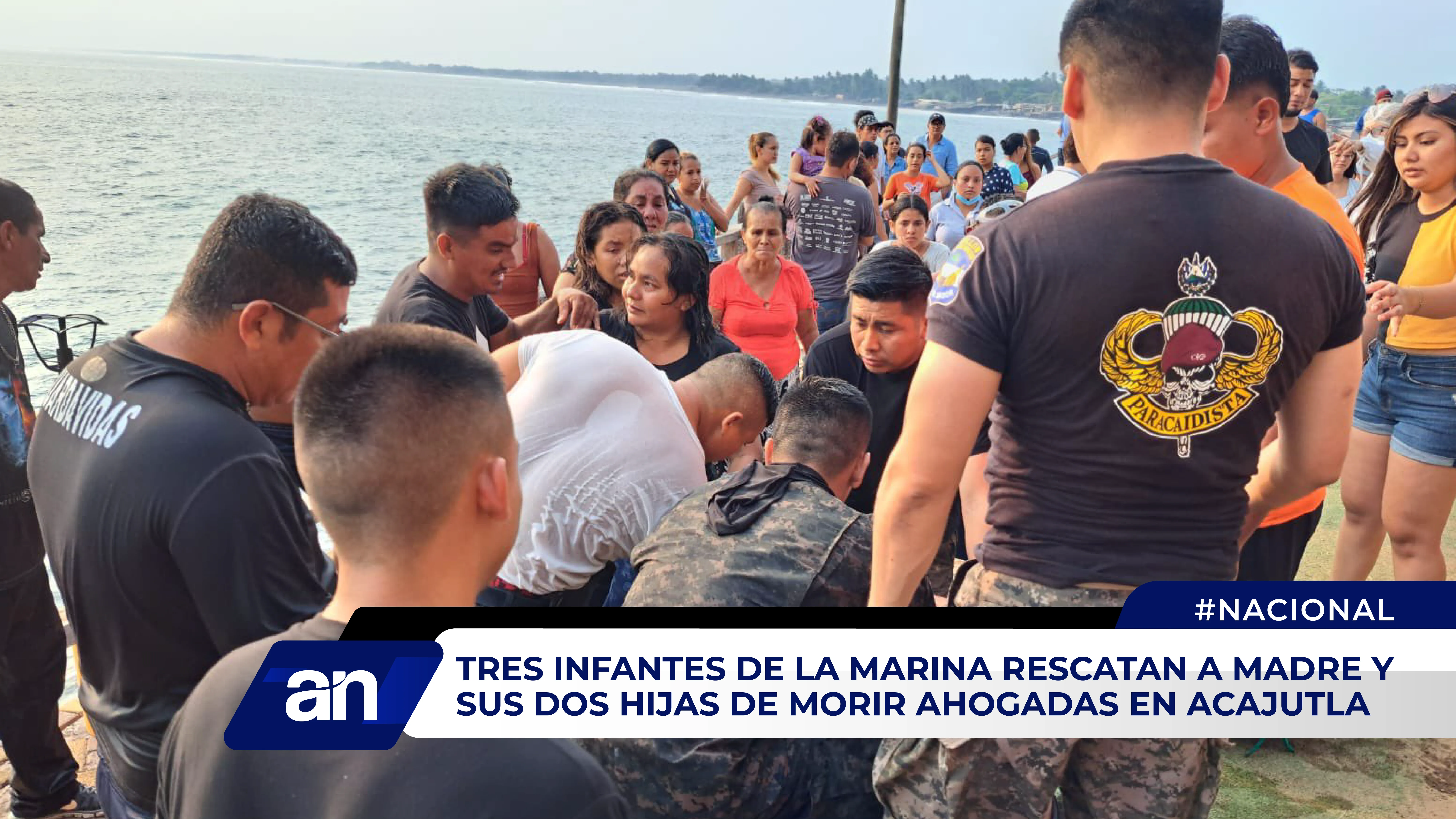 Tres infantes de la Marina rescatan a madre y sus dos hijas de morir ...