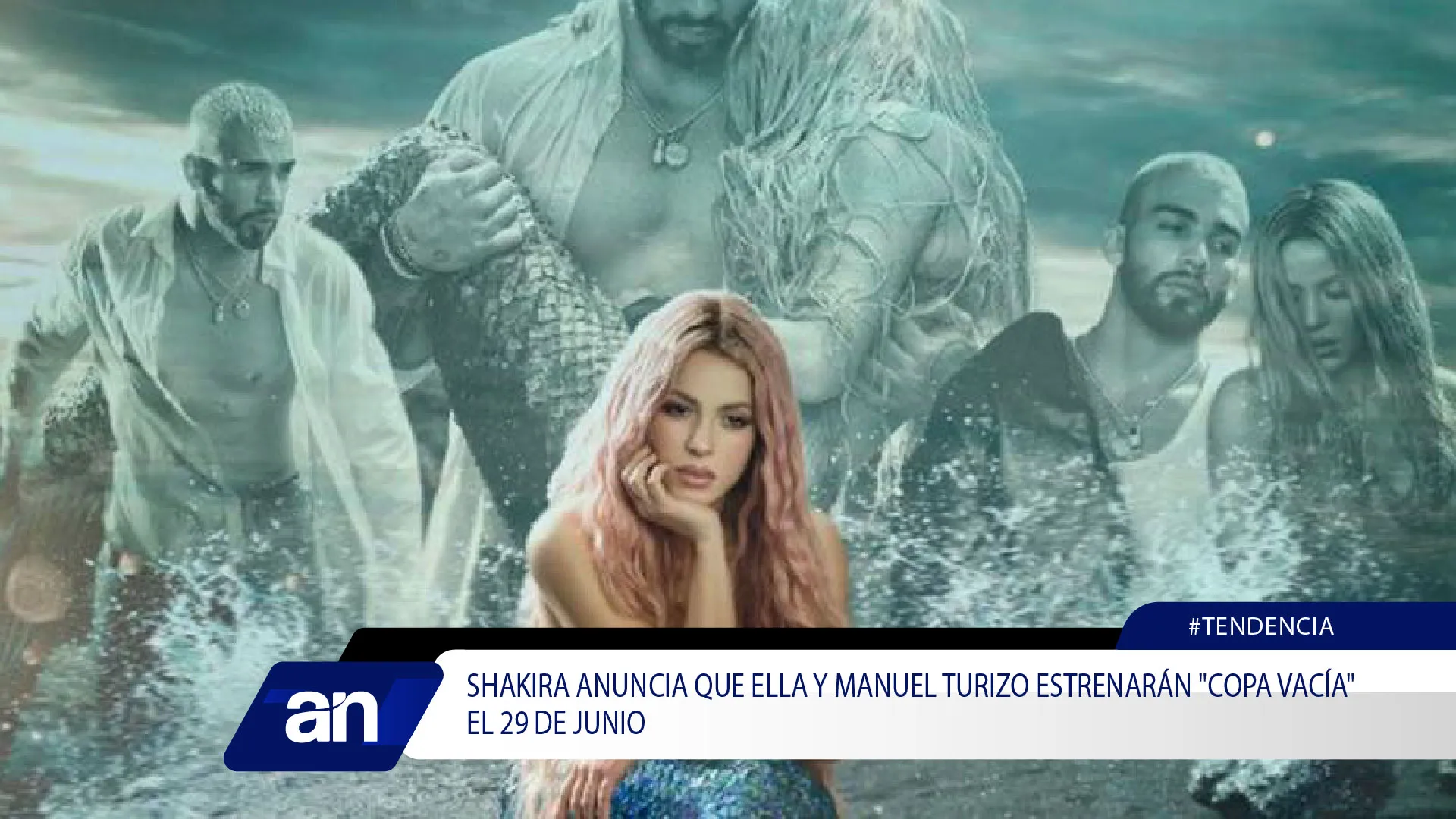 Shakira anuncia que ella y Manuel Turizo estrenarán 